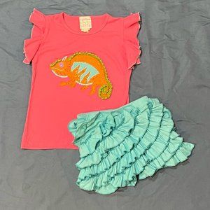 Lemon Loves Lime 2 pc set w/ Rhumba Shorts sz 6/7